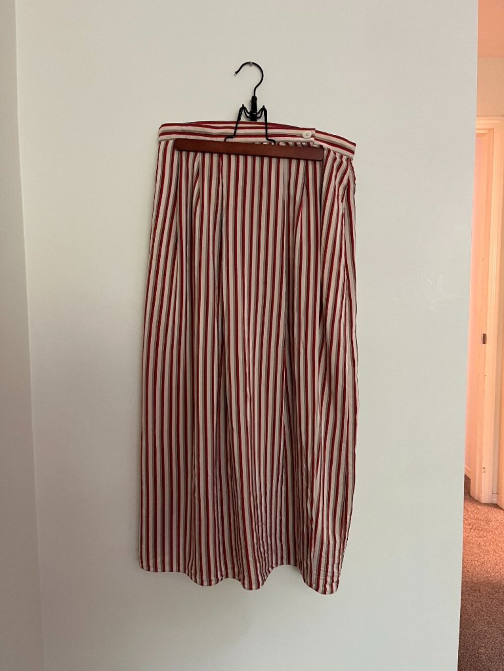 ALFRED SUNG | Vintage Silk Stripe Skirt